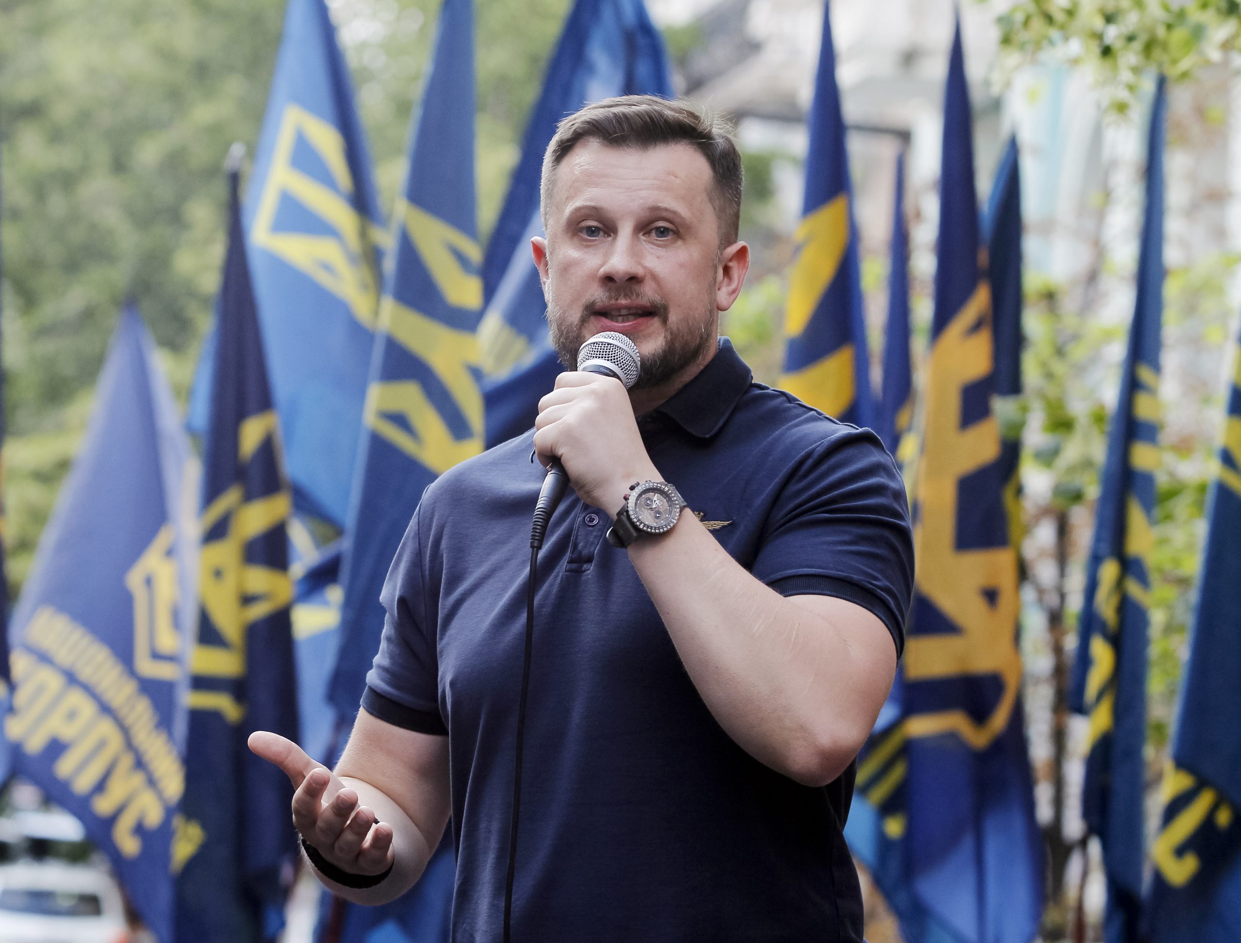 Andriy Biletsky, el fundador del batallón, sigue siendo una figura controvertida en Ucrania